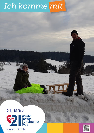 Plakataktion 2019 'Ich komme mit'