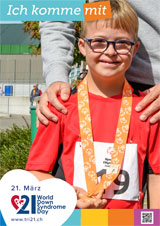Poster zum Welt Down-Syndrom Tag 2019
