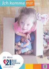 Poster zum Welt Down-Syndrom Tag 2019
