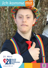 Poster zum Welt Down-Syndrom Tag 2019