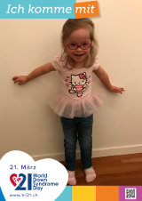Poster zum Welt Down-Syndrom Tag 2019