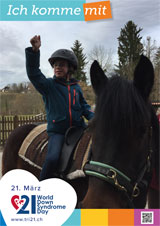 Poster zum Welt Down-Syndrom Tag 2019