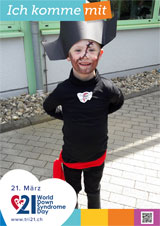 Poster zum Welt Down-Syndrom Tag 2019