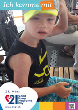 Poster zum Welt Down-Syndrom Tag 2019