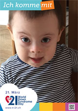 Poster zum Welt Down-Syndrom Tag 2019