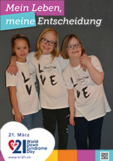 Poster zum Welt Down-Syndrom Tag 2020