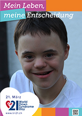 Poster zum Welt Down-Syndrom Tag 2020