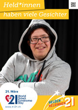 Poster zum Welt Down-Syndrom Tag 2021