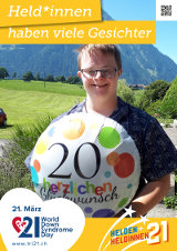 Poster zum Welt Down-Syndrom Tag 2021