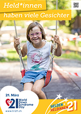 Poster zum Welt Down-Syndrom Tag 2021