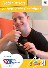 Poster zum Welt Down-Syndrom Tag 2021