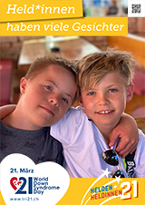 Poster zum Welt Down-Syndrom Tag 2021