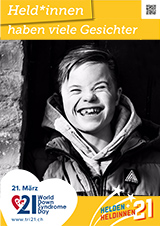 Poster zum Welt Down-Syndrom Tag 2021