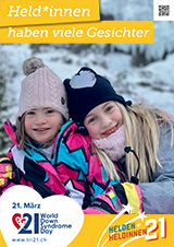 Poster zum Welt Down-Syndrom Tag 2021