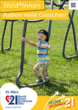 Poster zum Welt Down-Syndrom Tag 2021