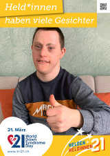 Poster zum Welt Down-Syndrom Tag 2021