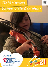 Poster zum Welt Down-Syndrom Tag 2021