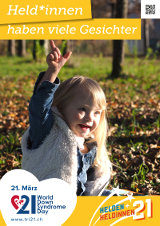 Poster zum Welt Down-Syndrom Tag 2021
