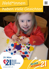 Poster zum Welt Down-Syndrom Tag 2021