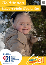 Poster zum Welt Down-Syndrom Tag 2021