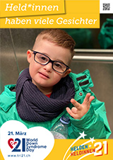Poster zum Welt Down-Syndrom Tag 2021
