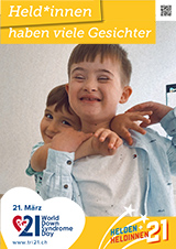 Poster zum Welt Down-Syndrom Tag 2021