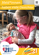 Poster zum Welt Down-Syndrom Tag 2021