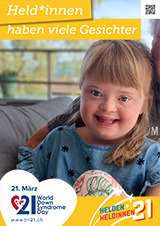 Poster zum Welt Down-Syndrom Tag 2021