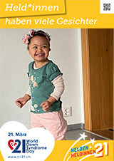 Poster zum Welt Down-Syndrom Tag 2021