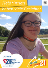 Poster zum Welt Down-Syndrom Tag 2021