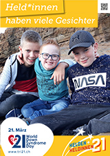 Poster zum Welt Down-Syndrom Tag 2021