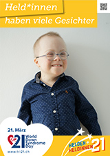 Poster zum Welt Down-Syndrom Tag 2021