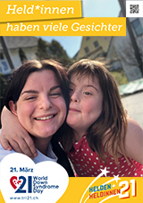 Poster zum Welt Down-Syndrom Tag 2021