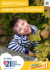 Poster zum Welt Down-Syndrom Tag 2021