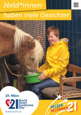 Poster zum Welt Down-Syndrom Tag 2021