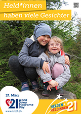 Poster zum Welt Down-Syndrom Tag 2021