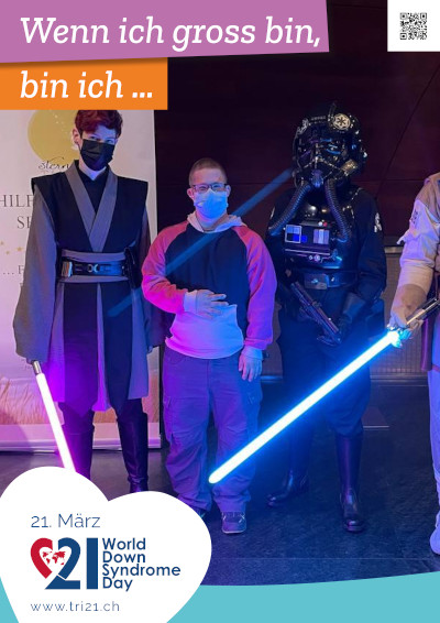 Plakataktion 2022 'Wenn ich gross bin, bin ich.../Ich arbeite gerne als...'