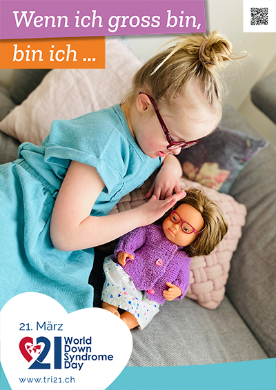 Plakataktion 2022 'Wenn ich gross bin, bin ich.../Ich arbeite gerne als...'