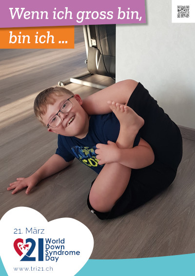 Plakataktion 2022 'Wenn ich gross bin, bin ich.../Ich arbeite gerne als...'