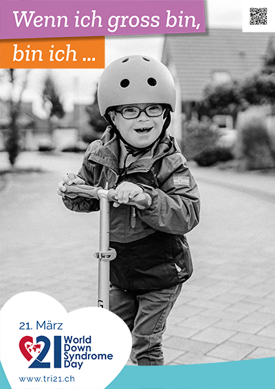 Plakataktion 2022 'Wenn ich gross bin, bin ich.../Ich arbeite gerne als...'
