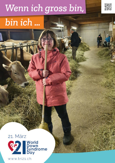 Plakataktion 2022 'Wenn ich gross bin, bin ich.../Ich arbeite gerne als...'