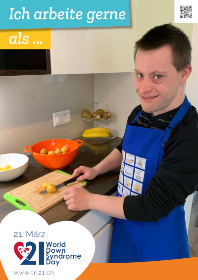 Plakataktion 2022 'Wenn ich gross bin, bin ich.../Ich arbeite gerne als...'