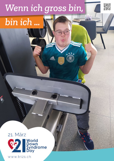 Plakataktion 2022 'Wenn ich gross bin, bin ich.../Ich arbeite gerne als...'