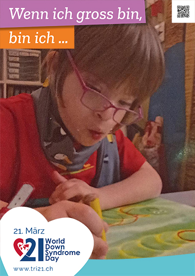 Plakataktion 2022 'Wenn ich gross bin, bin ich.../Ich arbeite gerne als...'