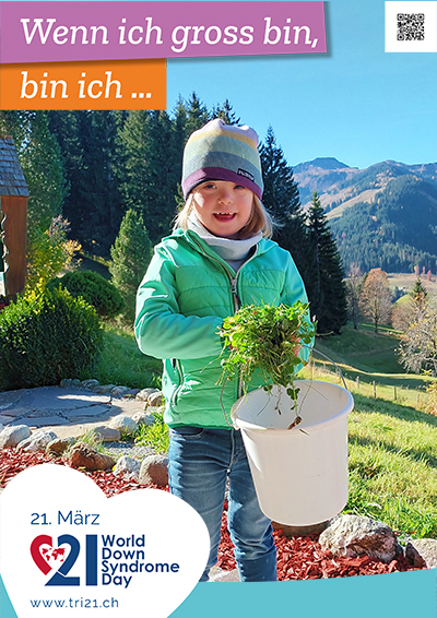 Plakataktion 2022 'Wenn ich gross bin, bin ich.../Ich arbeite gerne als...'