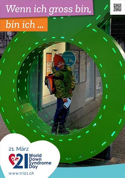 Plakataktion 2022 'Wenn ich gross bin, bin ich.../Ich arbeite gerne als...'
