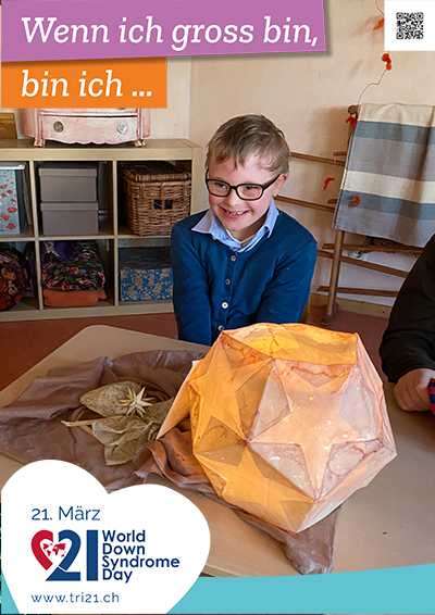 Plakataktion 2022 'Wenn ich gross bin, bin ich.../Ich arbeite gerne als...'