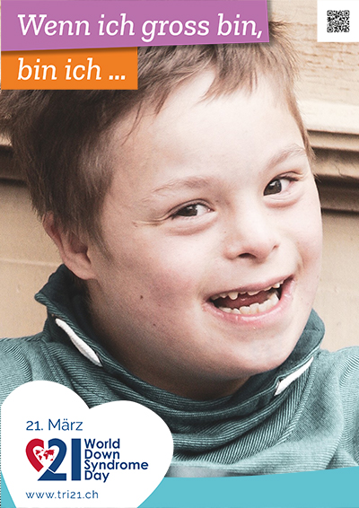 Plakataktion 2022 'Wenn ich gross bin, bin ich.../Ich arbeite gerne als...'