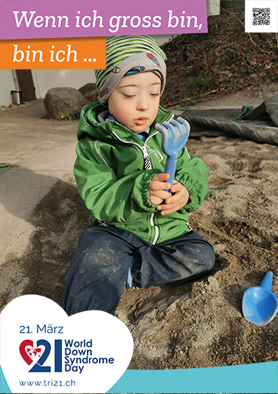 Plakataktion 2022 'Wenn ich gross bin, bin ich.../Ich arbeite gerne als...'