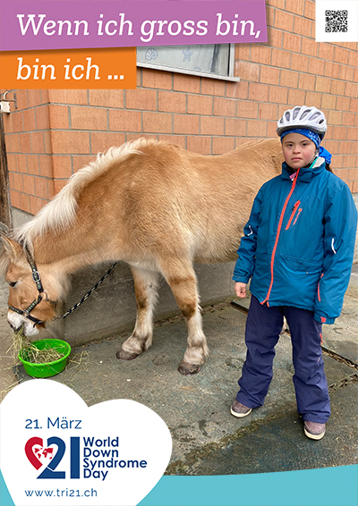 Plakataktion 2022 'Wenn ich gross bin, bin ich.../Ich arbeite gerne als...'
